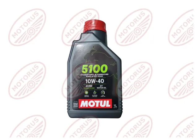 Фото 2 - Масло MOTUL 5100 4т 10W40 1литр (ящик 12шт)